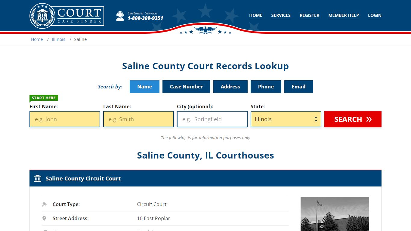 Saline County Court Records | IL Case Lookup - CourtCaseFinder.com